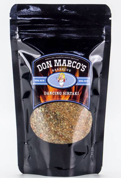 Don Marco`s Dry Rub Dancing Sirtaki 630g Intensive Kräuter Schweine Gewürzmischung