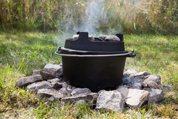 Grillfürst Dutch Oven Gusseisentöpfe mit T-Füßen Grillfürst Dutch Oven Gusseisentöpfe mit T-Füßen