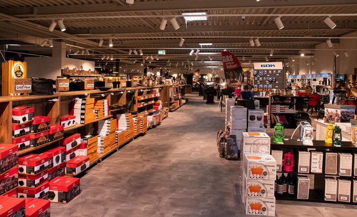 Grillfürst Megastore in Bad Hersfeld Innenansicht Großes Sortiment im Bad Hersfeld Megastore