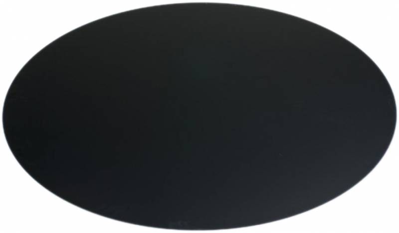 Girse Grillunterlage Bodenplatte schwarz 1,15m