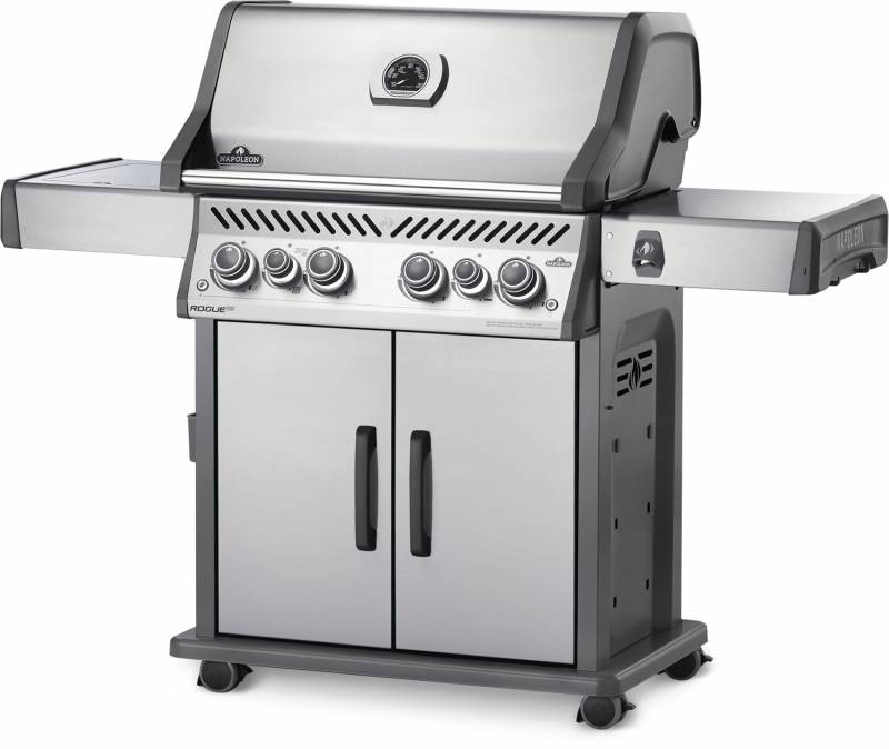 Napoleon Rogue SE 525 Edelstahl Gasgrill mit Sizzle Zone ...