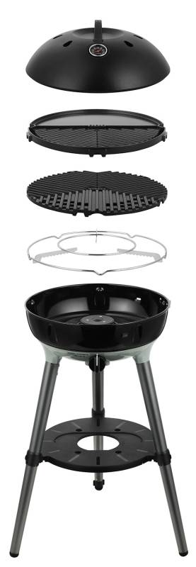 CADAC Camping Gasgrill Carri Chef 40 / BBQ + Grill2Braai + Dome - 50mbar