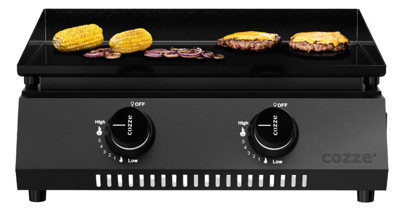 COZZE Plancha 400 - 2 Brenner Plancha Grill / 4,4 kW