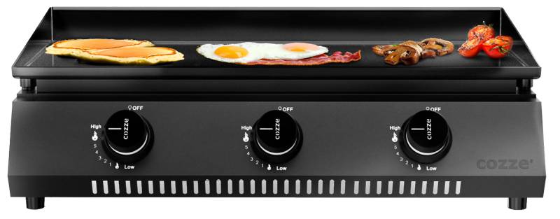 COZZE Plancha 700 - 3 Brenner Plancha Grill / 6,6 kW