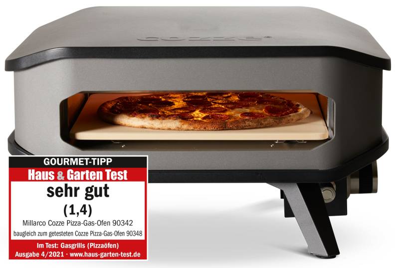 COZZE Pizzaofen Gas 34 cm (13") - inkl. Pizzastein