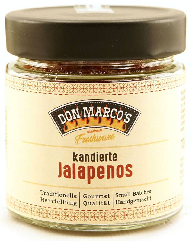 Don Marcos Handmade Freshware - Kandierte Jalapenos - 70g Glas