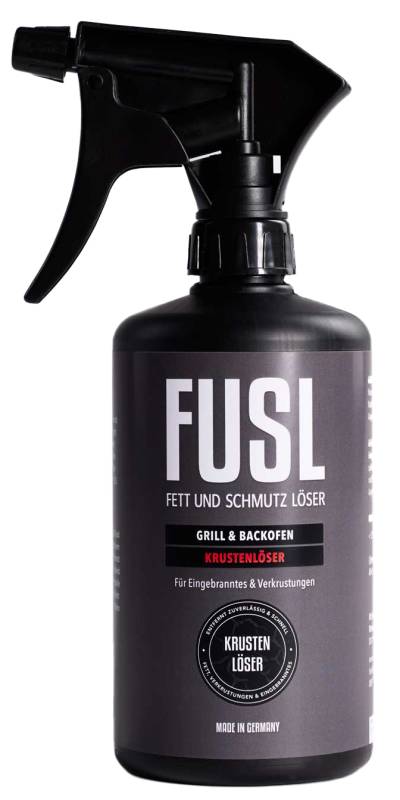 McBrikett FUSL Grill- und Backofenreiniger - Krustenlöser / 500 ml Sprühflasche
