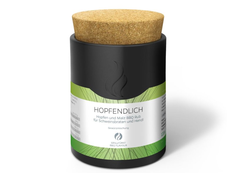 Grillfürst Hopfendlich - Gewürzmischung - Keramikdose 120g