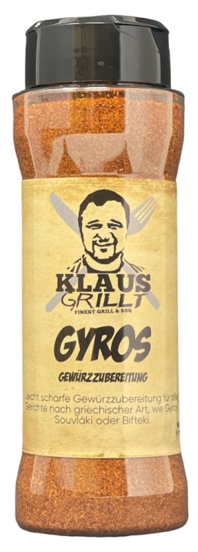 Gyros Gewürzmischung 120 g Streuer by Klaus grillt