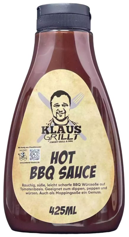 Klaus grillt Hot BBQ Sauce / 425 ml