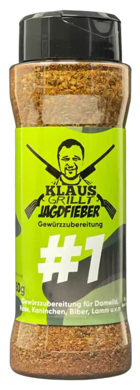 Jagdfieber #1 Gewürzmischung 80g Streuer by Klaus grillt