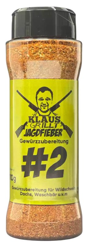 Jagdfieber #2 Gewürzmischung 110g Streuer by Klaus grillt