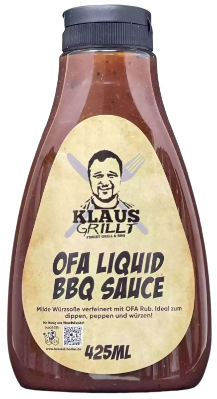 Klaus grillt OFA Liquid BBQ Sauce / 425 ml