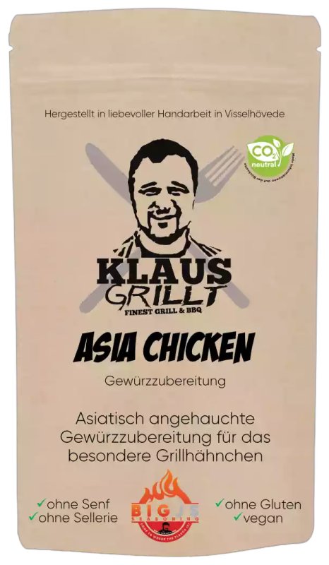 Asia Chicken Gewürzmischung 250 g Beutel by Klaus grillt