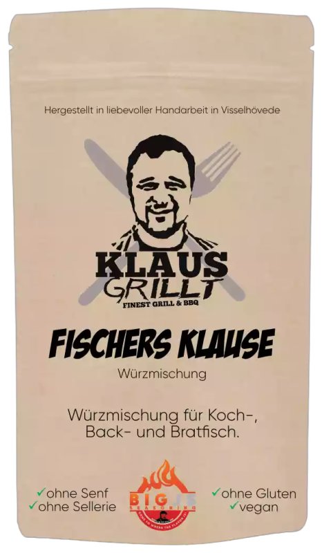 Fischers Klause Gewürzmischung 250 g Beutel by Klaus grillt