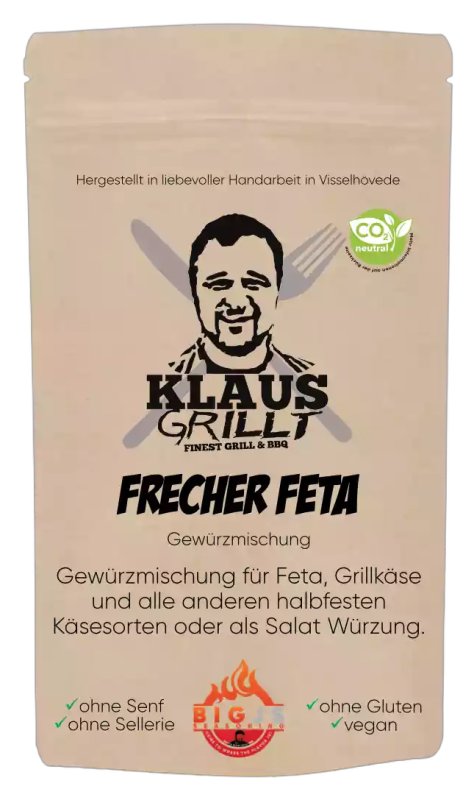 Frecher Feta Gewürzmischung 120 g Beutel by Klaus grillt