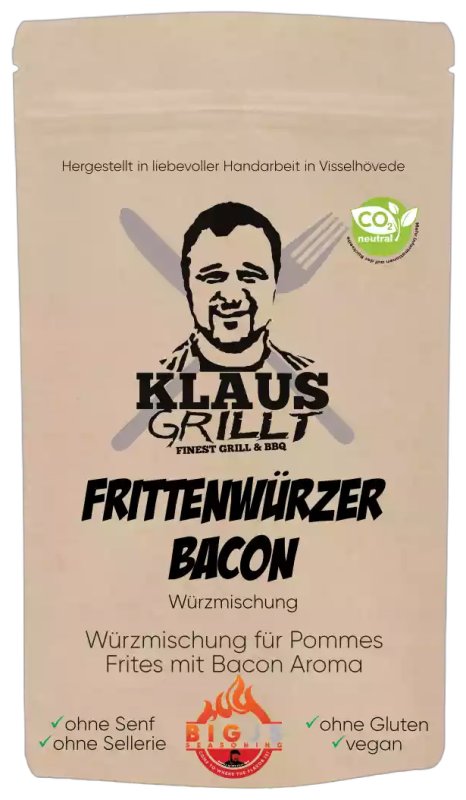 Frittenwürzer Bacon 250 g Beutel by Klaus grillt