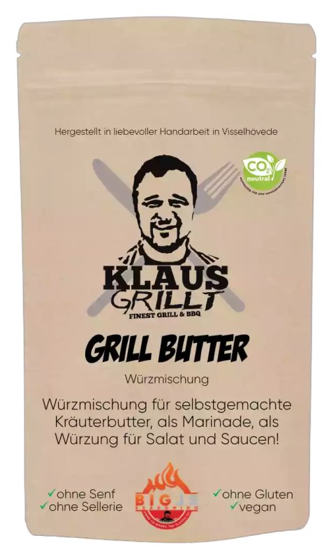 Grill(t)butter Gewürzmischung 120 g Beutel by Klaus grillt