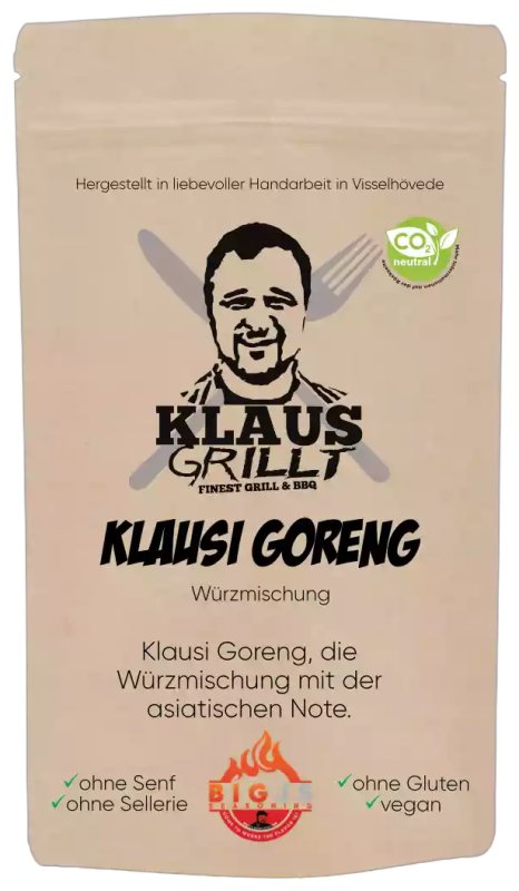 Klausi Goreng Gewürzmischung 250 g Beutel  by Klaus grillt