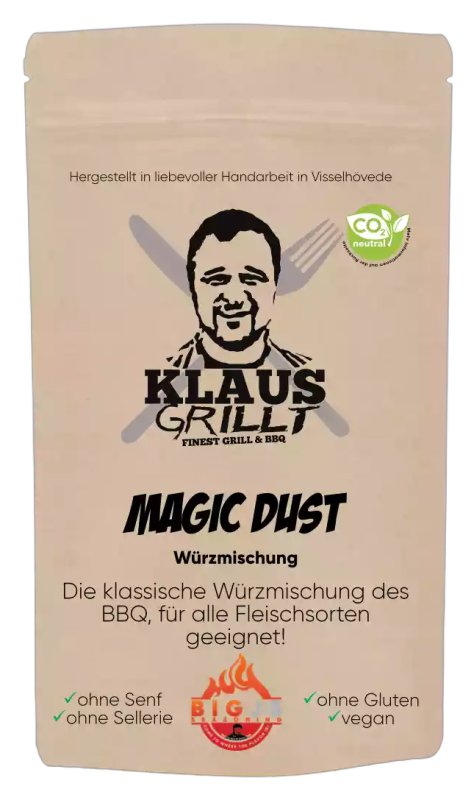 Magic Dust Rub 750 g Beutel by Klaus grillt