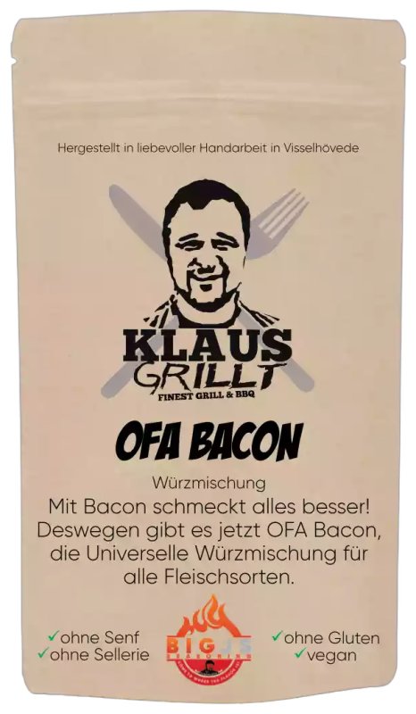 O.F.A Bacon 250 g Beutel by Klaus grillt