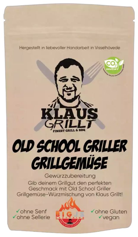 Old School Griller Grillgemüse 250 g Beutel by Klaus grillt