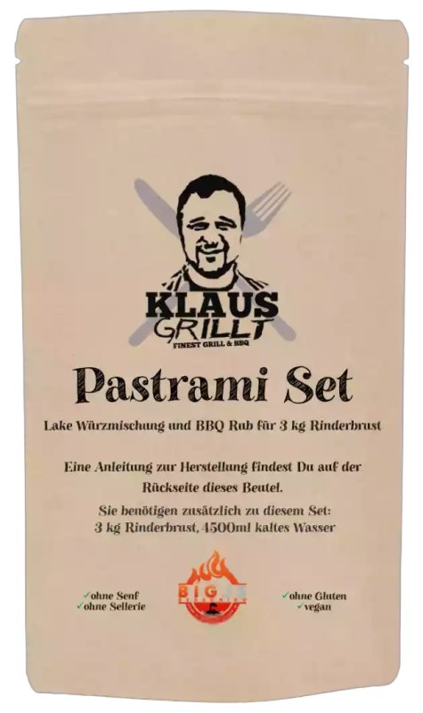 Pastrami Gewürzmischung Set 630 g Beutel by Klaus grillt