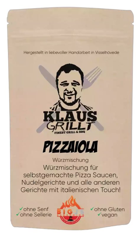 Pizzaiola Gewürzmischung 150 g Beutel by Klaus grillt