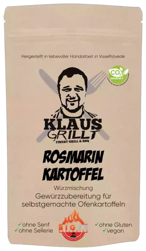 Rosmarin Kartoffel Würzer 250 g Beutel by Klaus grillt