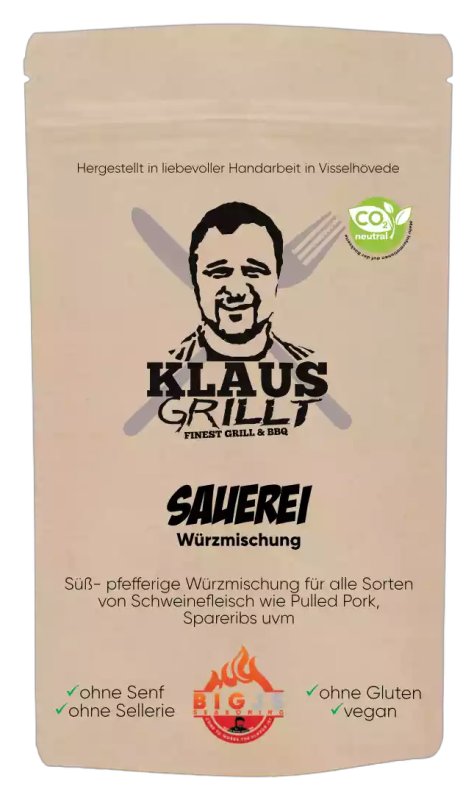 Sauerei Gewürzmischung 750 g Beutel by Klaus grillt