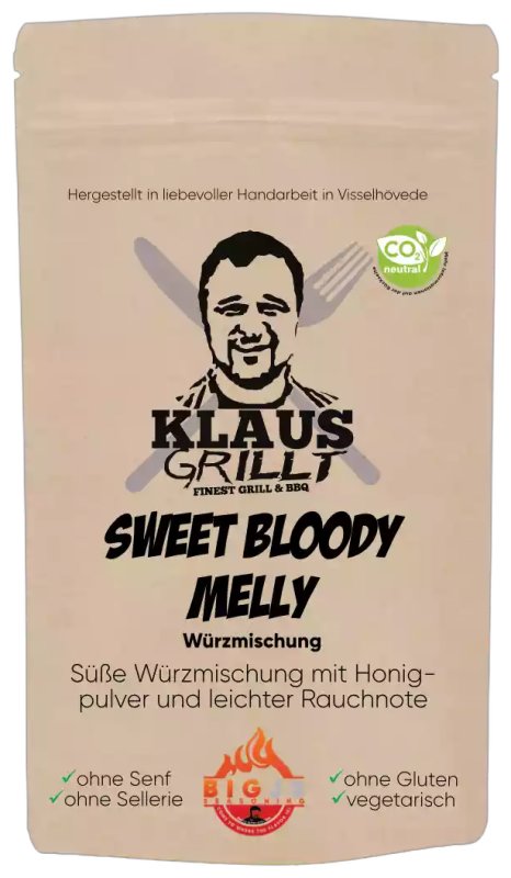 Sweet Bloody Melly Rub 250 g Beutel by Klaus grillt