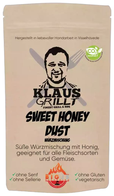 Sweet Honey Dust 250 g Beutel by Klaus grillt