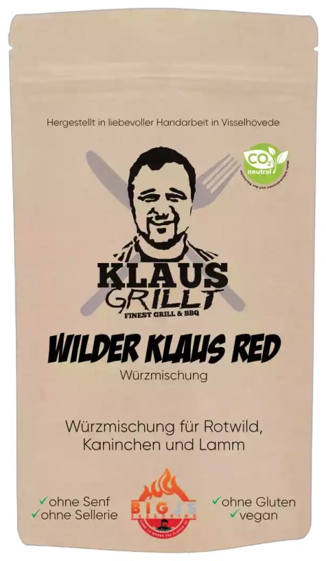 Wilder Klaus Red Gewürzmischung 150 g Beutel by Klaus grillt