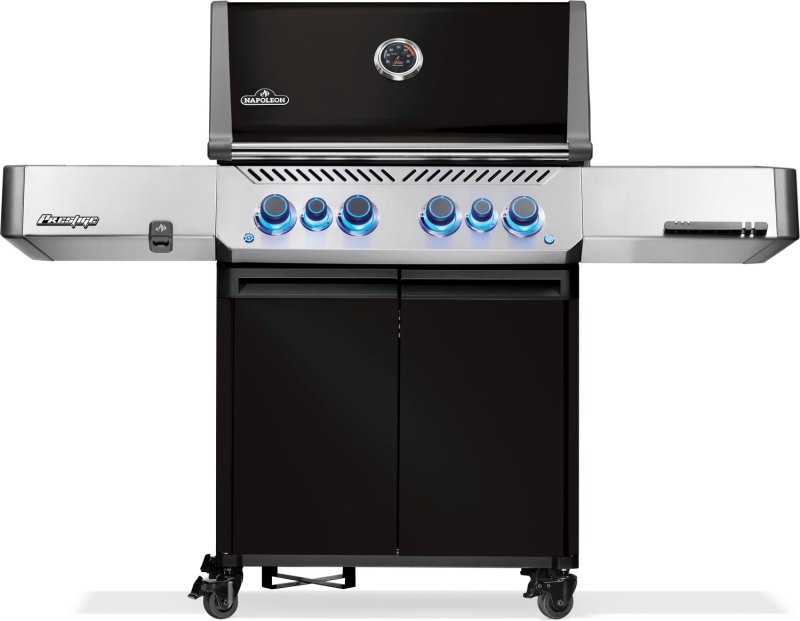 Napoleon Prestige 500 Gasgrill - mit SIZZLE ZONE und Heckbrenner - Schwarz - Modell 2025