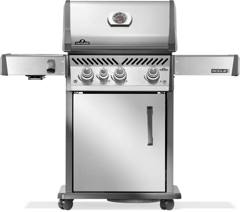 Napoleon Rogue PRO 425 Edelstahl Gasgrill - mit SIZZLE ZONE™ - mit Gusseisenrosten - NEU 2025