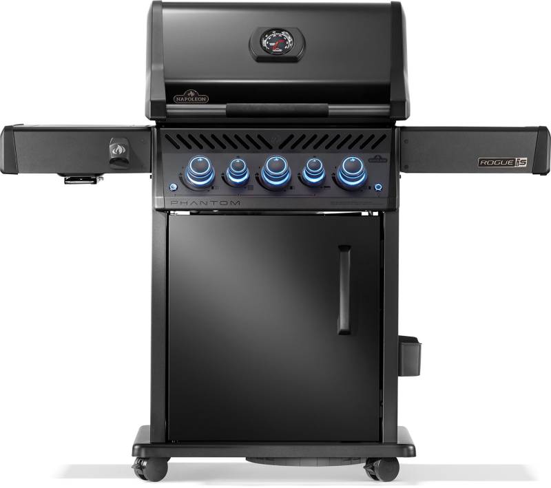 Napoleon Phantom Rogue PRO-S 425 Gasgrill - mit SIZZLE ZONE™ und Heckbrenner - mit Edelstahlrosten, Mattschwarz - NEU 2025