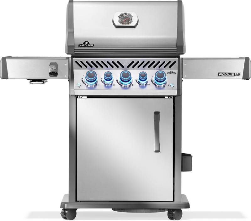 Napoleon Rogue PRO-S 425 Edelstahl Gasgrill - SIZZLE ZONE™ und Heckbrenner - mit Edelstahlrosten - NEU 2025