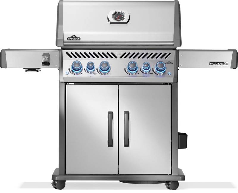 Napoleon Rogue PRO-S 525 Edelstahl Gasgrill - mit SIZZLE ZONE™ und Heckbrenner - mit Edelstahlrosten - NEU 2025