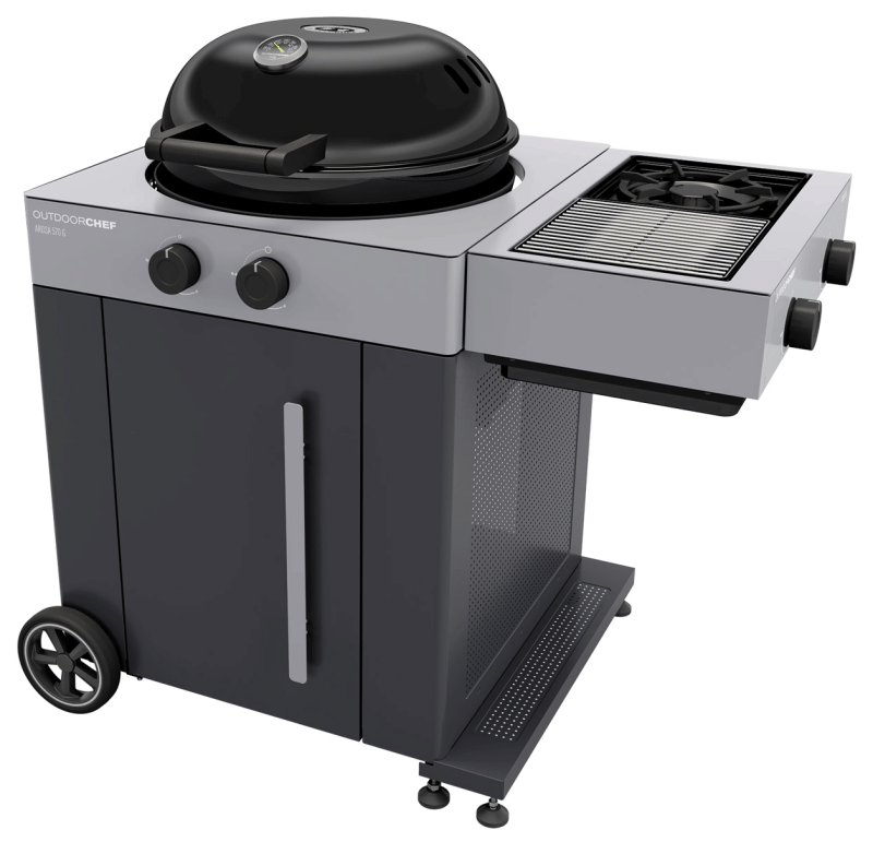 Outdoorchef Gas Kugelgrill Arosa 570 G Grey Steel - mit Blazing-/Cookingzone  - Retouren Grill