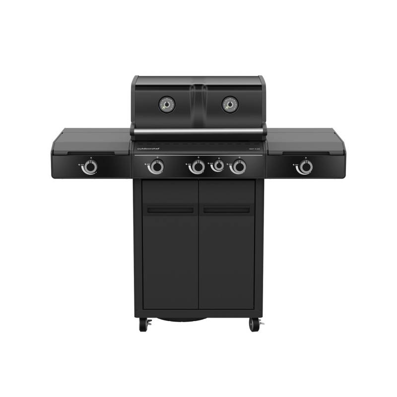 Outdoorchef Gasgrill - Grillstation HEAT X-345 RB mit Blazing/Cooking Zone, Heckbrenner und HEAT Regulator - NEU