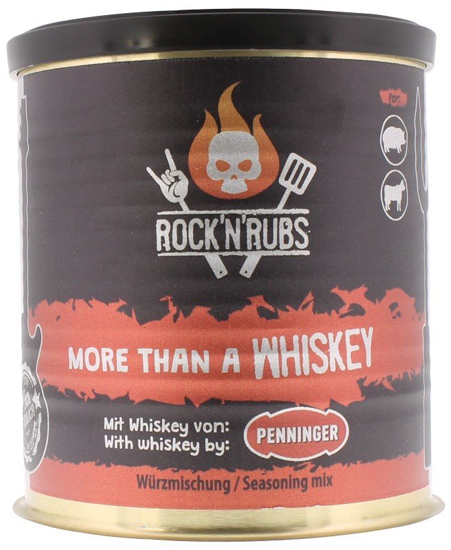 Rock n Rubs More than a Whiskey BBQ Rub 130 g Dose