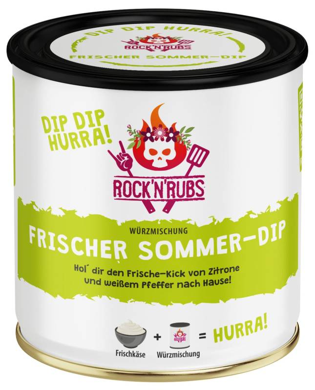 Rock'n Rubs - Dip Dip Hurra - Frischer Sommer Dip - 170g Dose