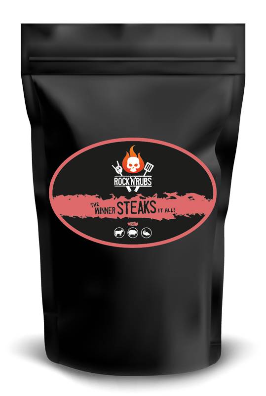 Rock'n Rubs - The Winner Steaks it all - BBQ Rub 500 g Beutel