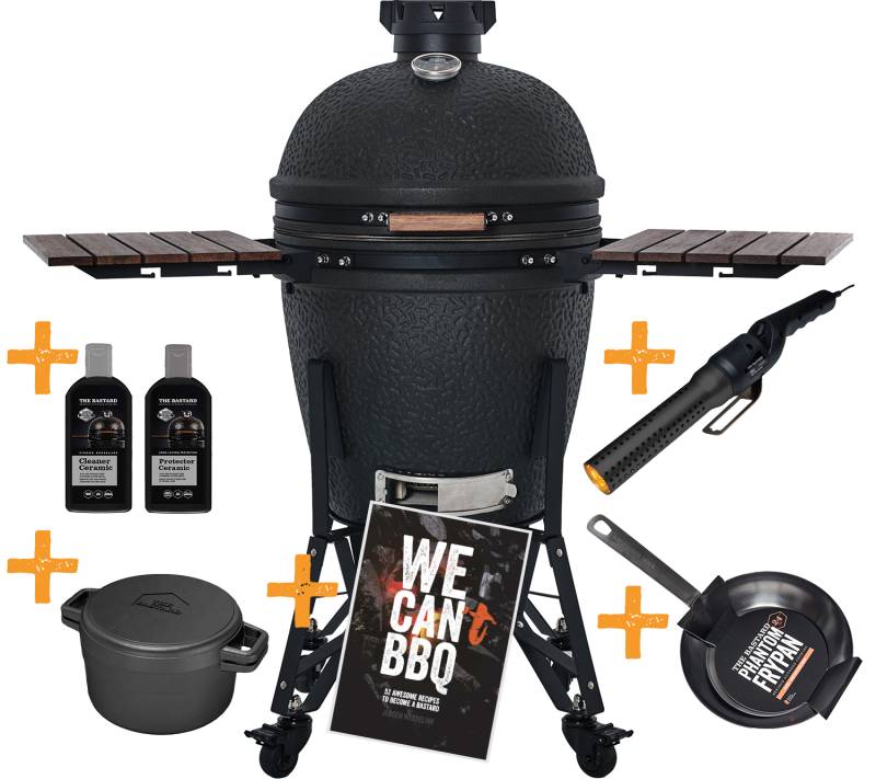 The Bastard Keramikgrill Urban Large - Complete - schwarz matt - inkl. Starter Kit Limited Accessory Box