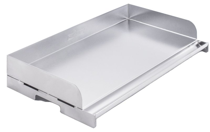 Grillfürst XL Edelstahl Plancha / Grillplatte / Teppanyaki Pfanne - 50 x 28 cm