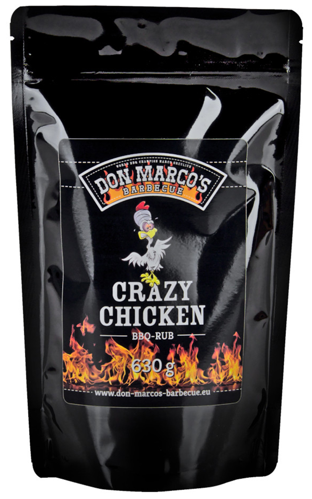 Don Marco´s Dry Rub Crazy Chicken 630g Verrückte Chicken Curry Gewürzmischung