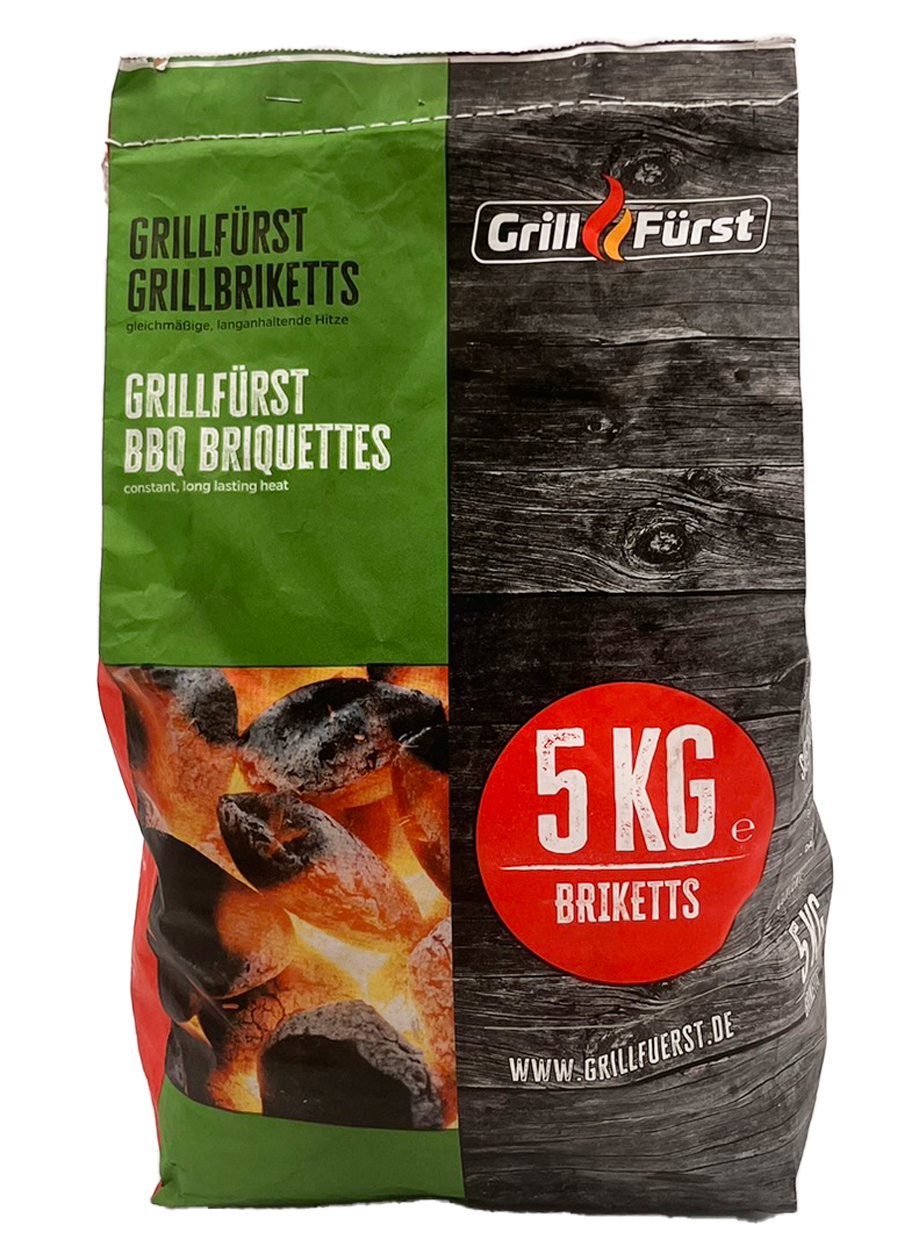 Grillfürst Grillbriketts 5 kg nachhaltig, - extra und sauber heiß