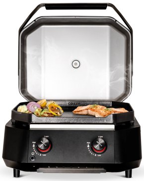 COZZE Plancha 500 - 2 Brenner Plancha Grill / 5 kW inkl. COZZE Unterwagen - Hover