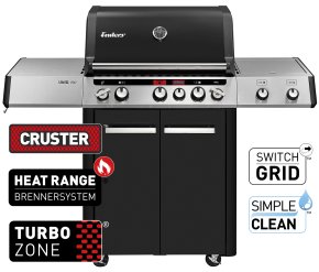Enders UNIQ Pro 3 IK Gasgrill mit CRUSTER Backburner - Hover