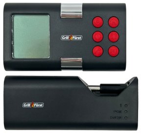 Grillfürst Funk-Thermometer / Grillthermometer - kabellos - mit Bluetooth Temperaturfühler (erweiterbar bis auf 4 Fühler)